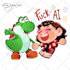 draw cute couple colorful chibi art