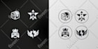 design fantasy 2d or 3d game icons for your project