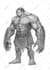 draw black and white dark horror fantasy art