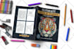 create coloring book cover design for adults and kids amazon KDP