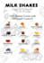 design menu for coffee, bubble tea shop, cafe, restaurant