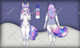 create custom detailed fursona oc and furry reference sheet