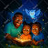 draw african american children story book illustration, children book amazon kdp