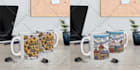 3d inflated awesome custom mug design