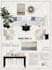 modern interior mood boards with shopping list 3d visuals