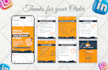 design attractive social media, instagram and linkedin carousels