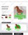 design cute logo for kids, kick, shop, pets, app, games, animals