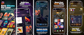 design app store screenshots, play store or app screenshots