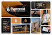 do modern brand logo design and branding kit for your business