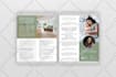 create a minimalist media kit and corporate flyer design