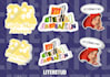 design stickers logo, bedge, labels, retro, vintage