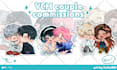 draw ych chibi couples cute memes 120 poses vol2
