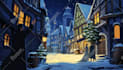 draw anime background, 2d environment, landscape