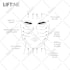 create a black and white line illustration design for your pet