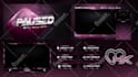 design a professional twitch overlay and streaming package