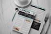 design custom food restaurant or price list menu
