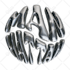 design 3d logo chrome type molten liquid with animation
