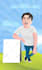 make your photo into a flat avatar in my style