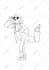 draw your pet into pet portrait illustration