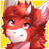 draw a furry icon in pixel art and normal style