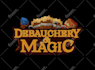 make 3d fantasy, sci fi, rpg game logo title in dark theme