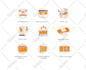 design illustration icon set svg and vector