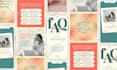 do canva instagram branding kit, canva templates and full brand identity