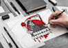 create a professional cannabis mascot logo design