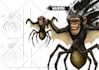 create dnd character design, concept art and illustration