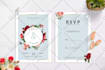 design classy wedding invitation card for print and ecard