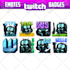 make amazing custom twitch sub badges and twitch emotes
