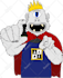 draw a character half body like a 30s cartoon or cuphead