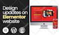 fix elementor bugs or redesign into responsive elementor website