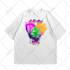 create trippy psychedelic design for t shirt and merch