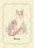 create a custom pet portrait, dog, cat, in a charming style