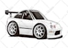 draw tooned car illustration from your car photo