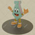 design 3d character and cartoon model in blender