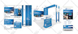 design banners, backdrops for print