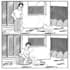 create funny black and white cartoon comic drawing
