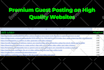 write and publish high da guest posts with contextual dofollow backlinks