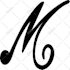 do a clean name monogram signature style logo design 24hour delivery