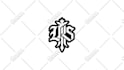 design an initial gothic monogram logo for your brand