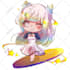 make a cute chibi illustration of your anime oc or idol