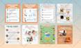 do canva instagram branding kit, canva templates and full brand identity