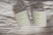 do luxury minimalist candle, soap label and box design