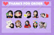 create chibi emotes for you