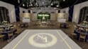 make realistic  render indoor wedding decoration