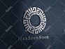 design arabic logo or kufic name square calligraphy style