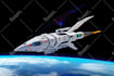 draw custom spaceship sci fi  steampunk nft