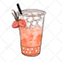 illustrate unique manga style food, beverage and dishes